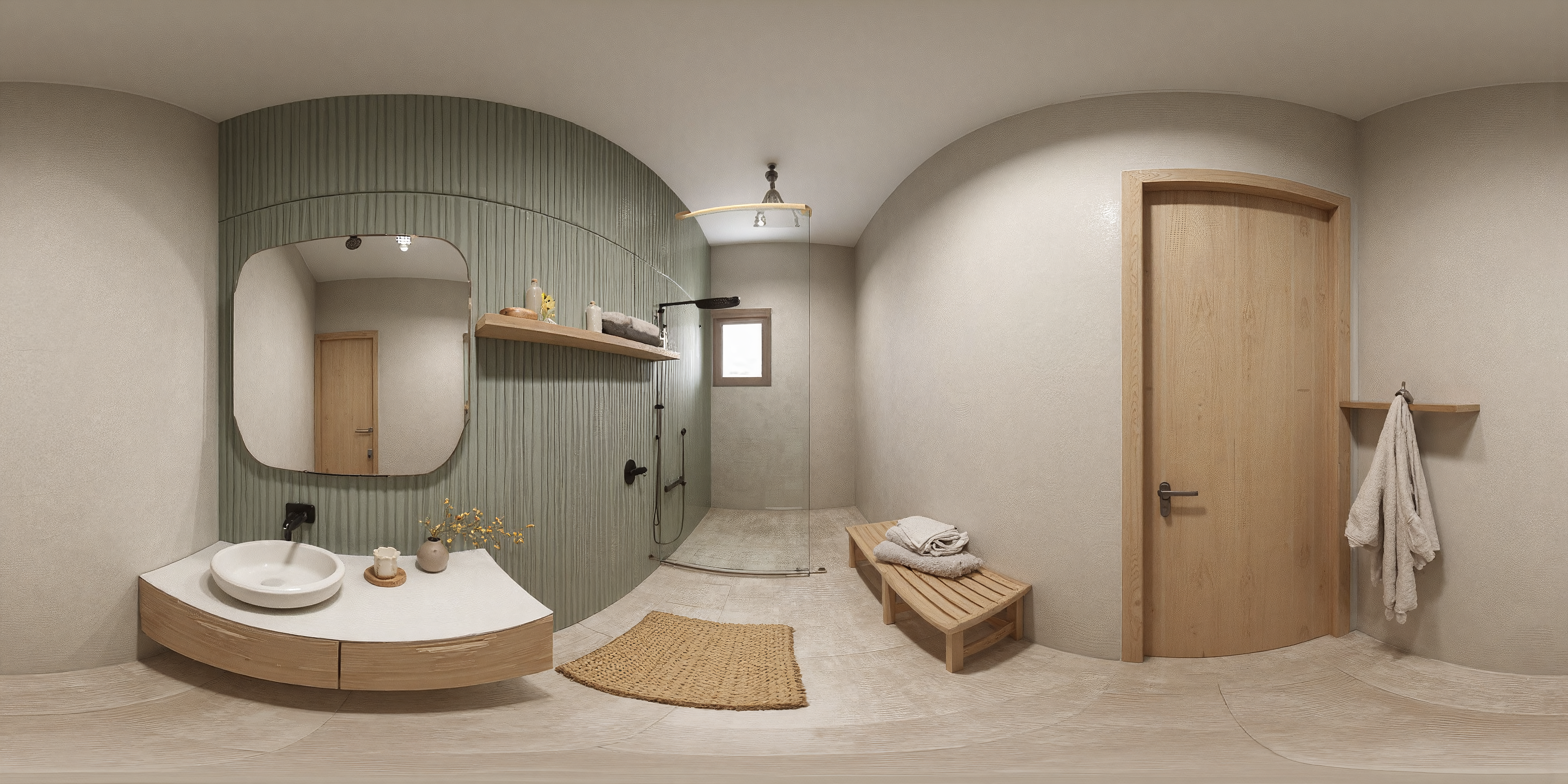 Modern interior visualization